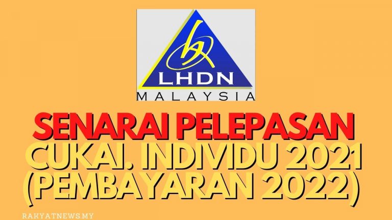 cukai 2022 pelepasan