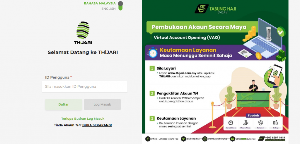 Saguhati Umrah Akaun TH