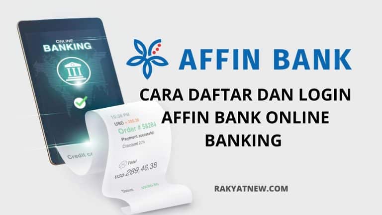 cara daftar dan login affin bank online