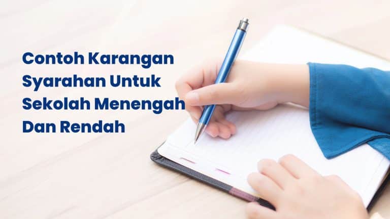 Contoh Karangan Syarahan Untuk Sekolah Menengah Dan Rendah
