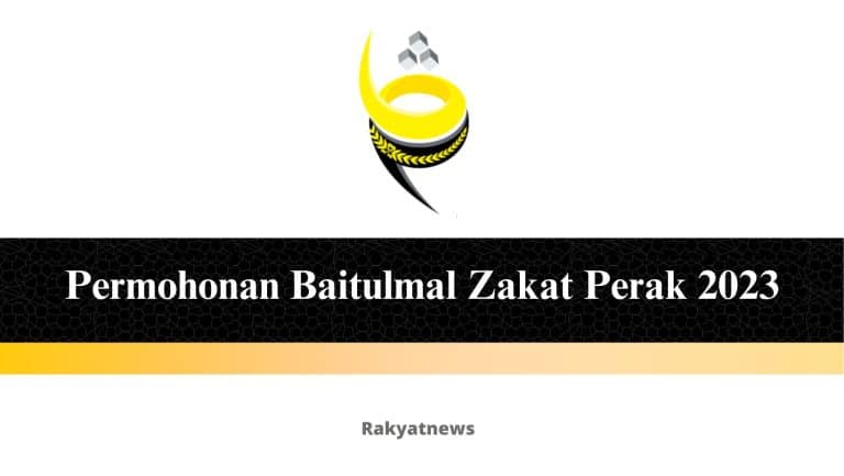 Permohonan Baitulmal Zakat Perak 2023
