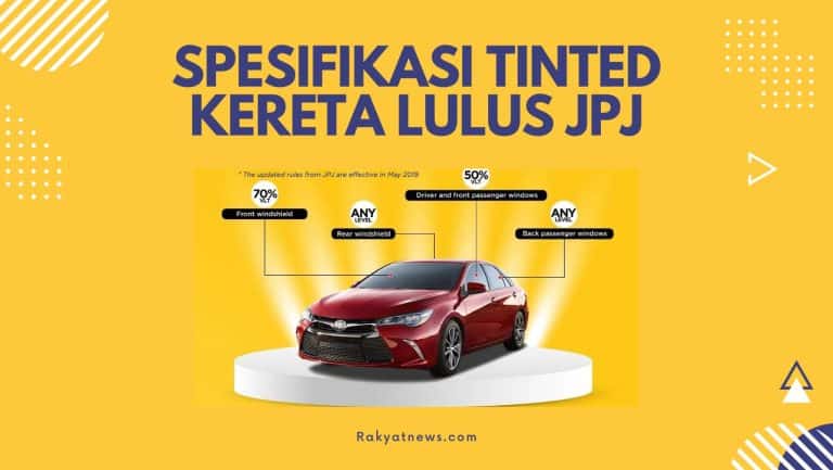Spesifikasi Tinted Kereta Lulus JPJ