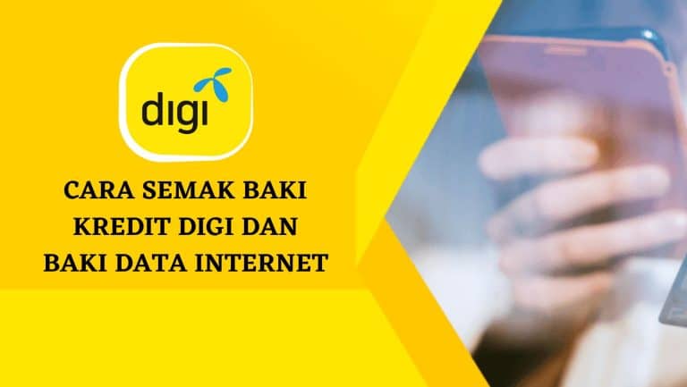 Cara Semak Baki Kredit Digi Dan Baki Data Internet