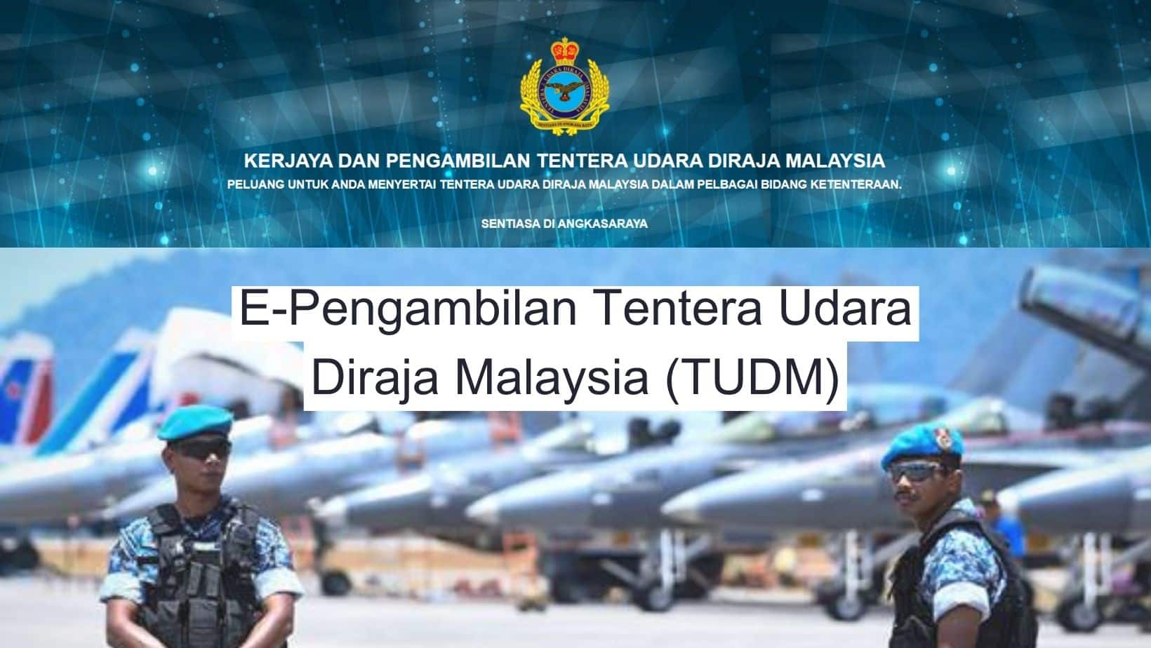 E-Pengambilan Tentera Udara Diraja Malaysia TUDM