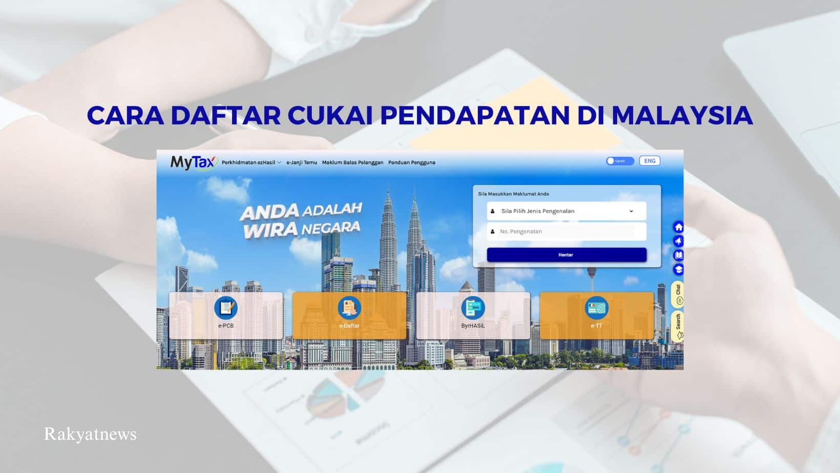 Cara daftar cukai pendapatan di Malaysia