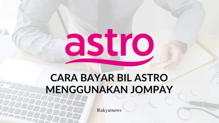 Cara bayar bil astro guna JomPay