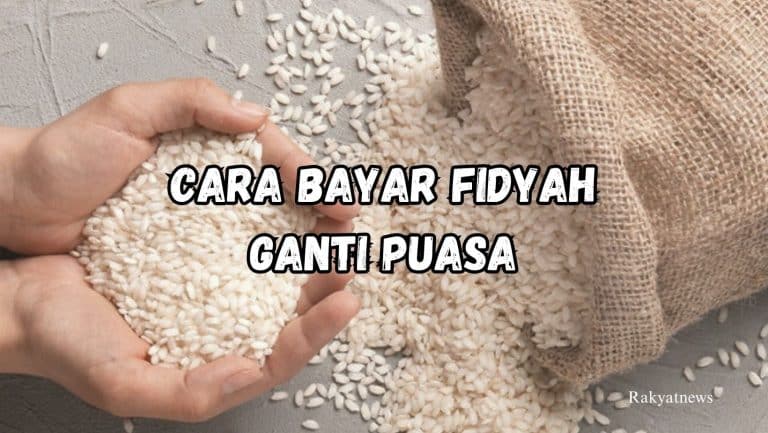 Cara Bayar Fidyah Ganti Puasa