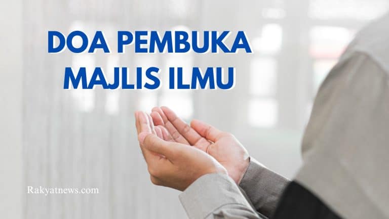 Doa Pembuka Majlis Ilmu