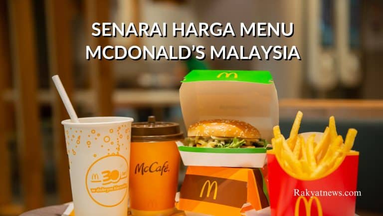 Senarai Harga Menu MacDonald's