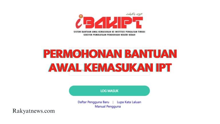 Permohonan Bantuan Awal Kemasukan IPT