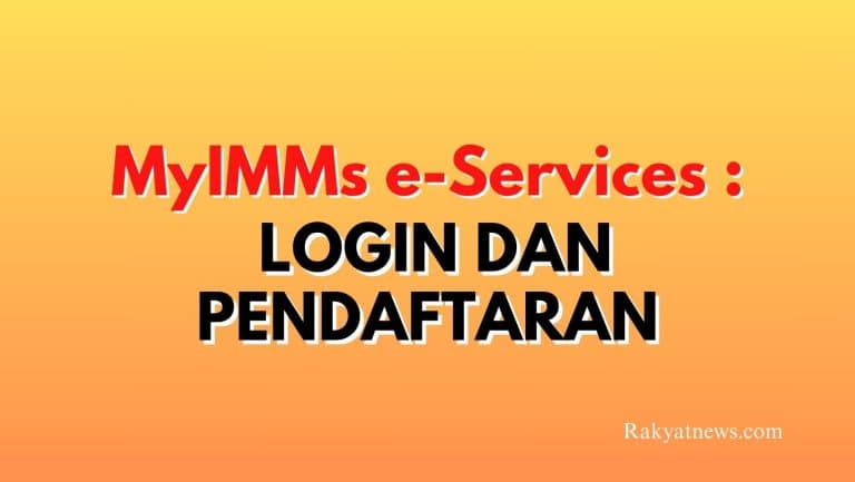 MyIMMS e-Services : Login Dan Pendaftaran