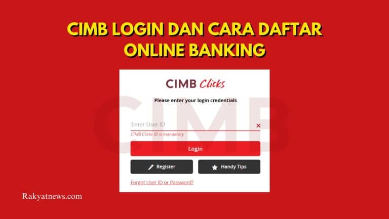CIMB Login Dan Cara Daftar Online Banking