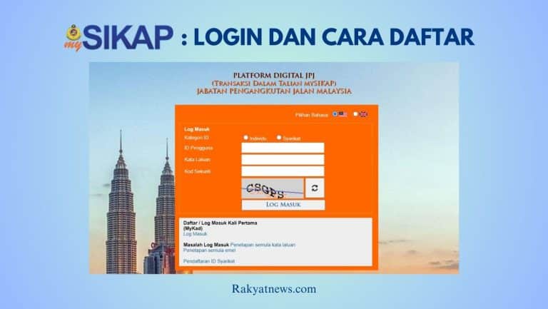 MYSIKAP Login Dan Cara Daftar
