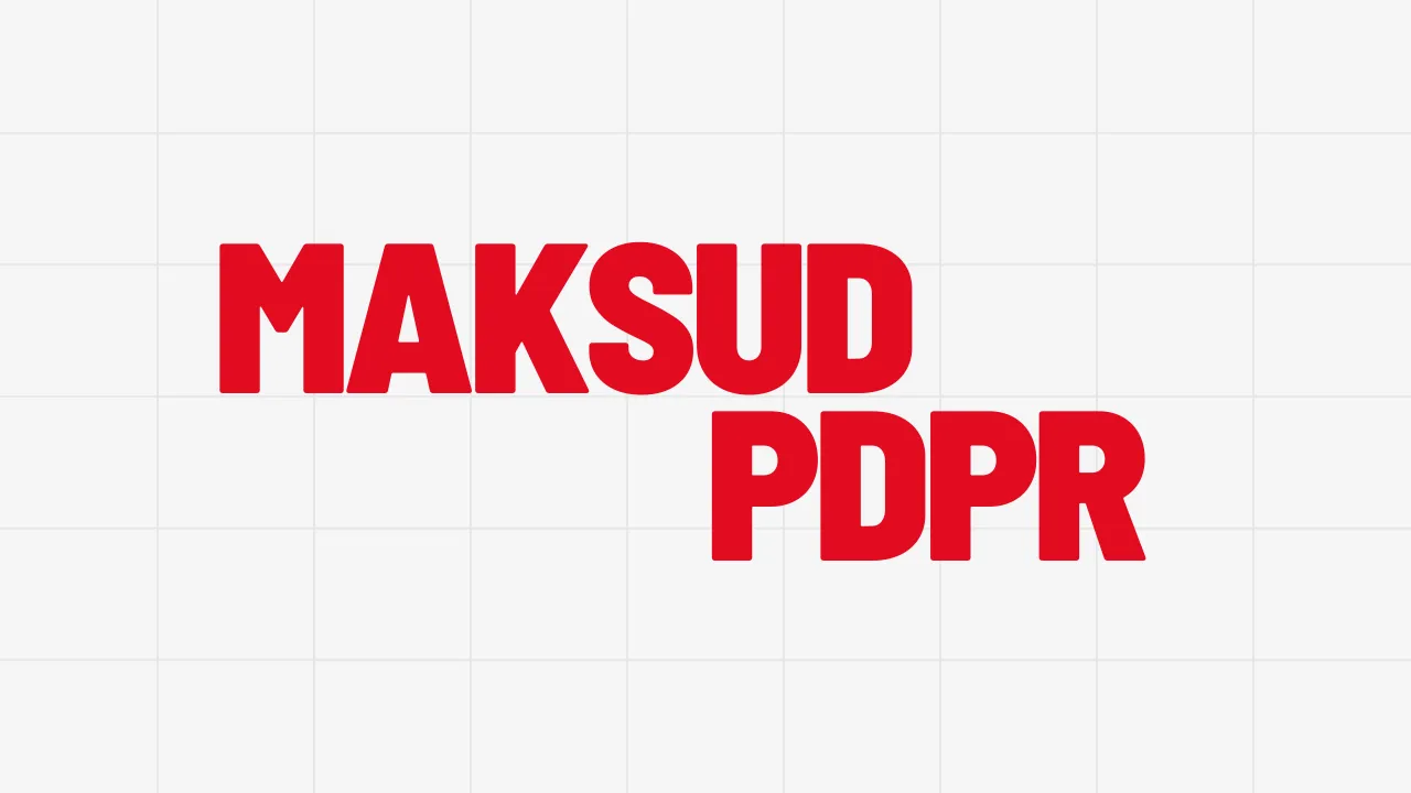 maksud pdpr
